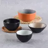 Tazón de Melamina Imitación Porcelana Tazón para Sopa Tazón para Arroz Tazón Pequeño Estilo Japonés Vajilla para Hotel Comercial Restaurante Restaurante Tazón Sazonado