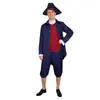 Comercio Exterior Transfronterizo Abogado Americano Disfraz Cosplay Abogado Chaqué Retro Cosplay Disfraz de Performance Escénica Bidimensional