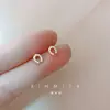 Mini Pendientes Lindos de Herradura 2026 Nuevo Diseño de Tendencia Nicho Pendientes de Lujo Ligero para Mujeres Pendientes Estilo Coreano