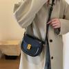 Bolso de Silla de Montar Coreano Popular de Alta Gama Moda Bolso Pequeño de Mano Mujer 2025 Retro Nicho Bandolera de Hombro Único