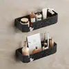 Estantería de Almacenamiento para Inodoro de Baño Triángulo Sin Taladro Estantería de Almacenamiento Montada en Pared Caja de Almacenamiento en Pared para Inodoro y Lavabo