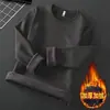 Ropa interior térmica gruesa y forrada de polar para hombre en invierno, adecuada para hombres jóvenes, se puede usar como capa exterior, disponible en tallas grandes y diseñada para exportación