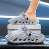 Pantuflas de Verano para Hombre, Antideslizantes, Suela Suave, Casuales, de Doble Uso, Deportes al Aire Libre, Suela Gruesa, Sandalias de Playa para Jóvenes