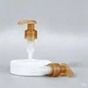 Bomba dosadora de loção com mola externa 28/410 para atacado, cabeça de bomba de plástico transparente, bomba hidráulica para loção cosmética e lavagem das mãos