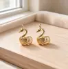 Pingente Série Animal Cruzado Colar DIY Pingente Estéreo 3D Alce Pequeno Pingente Cisne Pingente Desenho Animado Cavalo de Guerra