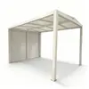 Gazebo de alumínio externo com cortinas, toldo para pátio, gazebo de lazer à prova de chuva e sol para terraço de jardim, pavilhão personalizado