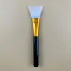 Pincel para máscara cabelo macio silicone pincel para máscara argila filme aplicador pincel de maquiagem pincel para máscara salão de beleza pincel atacado