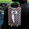 Caja de Pañuelos para Coche Estilo Ins Colgante Monstruo Soporte de Pañuelos para Respaldo de Asiento de Coche Dispensador de Pañuelos para Coche Decoración Interior Estilo Ins