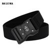Cinturón de Lona de Alta Elasticidad Baluma Cinturón Táctico de Nailon para Hombre Cinturón de Hebilla de Moda Cinturón Versátil para Pantalones