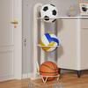 Rack de Armazenamento de Basquete Doméstico Interno Multicamadas Grande Capacidade Dobrável Futebol Vôlei Artigos Esportivos Rack Pêndulo
