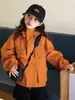 Cortavientos con Capucha para Niña Primavera Otoño 2026 Nueva Tendencia Ropa de Primavera Infantil Top Estilo Coreano Chaqueta Casual para Niña Elegante