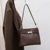 Bolso Grande Vintage de Nicho para Viajeros 2026 Nuevo Modelo Estilo Melard Bolso Kelly Bolso Tote de Hombro Texturizado