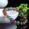 Pulsera de Vidrio, Pulsera de Cuentas de Vidrio, Productos de Bienestar para Transmisiones en Vivo, Regalos Pequeños, Suministro para Puestos de Joyería de 2 Yuan, Venta al Por Mayor a Precio de Fábrica
