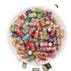 Mini latas de cerveza de venta caliente joyería de resina para bricolaje llavero de tienda de conveniencia material accesorios pequeños