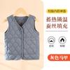 Chaleco Infantil para Niños y Niñas Ropa de Invierno Forrado de Polar Engrosado Uniforme Escolar Artefacto Base Chaleco Cálido Chaleco para Bebé