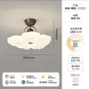 Lámpara de techo retro para dormitorio, lámpara vintage de color crema para cuidado de los ojos, diseño minimalista de estilo americano moderno, iluminación de diseñador de alta gama para salas de estudio