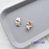Placa de flor de liga de strass fivela decorativa acessórios de joia diy acessórios de cabelo feitos à mão material de decoração de laço para adorno de cabeça