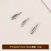 Pingente Panjia Acessórios para Joias DIY Pingente de Folha Retro Prata Tibetana Pingente em Forma de Árvore Acessórios para Pulseira com Contas Brincos