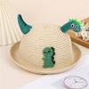 Sombrero de Pescador Nuevo de Verano para Niños Transpirable Ala Curva Sombrilla de Sol para Bebé en la Playa Sombrero de Oso de Dibujos Animados de Alto Valor
