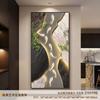 Pintura Decorativa de Entrada Modelo Nuevo 2026 con Diseño de Nueve Peces, Pintura Colgante de Cara a la Puerta, Sensación de Lujo Ligero y Gama Alta, Arte de Pared para Pasillo