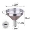 Bodega destilería uso acero inoxidable 304 5 jin cucharón para vino fabricante de vino pala para vino cucharón para vino embudo para vino diámetro grande
