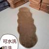 Fornecedor de Fabricante Almofadas de Sofá de Pelo de Coelho Sintético de Alto Peso Tapetes Felpudos Quarto Sala de Estar Tapete Tapetes de Piso Cabeceira