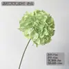 Flor de Hortensia Coreana Caramelo Flor Falsa Arreglo Floral Decoración Guía de Camino de Boda Arte Floral Decorativo Ramo de Hortensias Artificiales