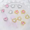 Celebridades de Internet Explosiones Guerrero Marino Arte de Uñas Joyería Circonita Taladro de Amor Hielo de Agua Luna Taladro de Uñas Decoración Pequeños Accesorios