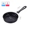 Mini Sartén Antiadherente de Mármol para Freír Huevos, Empanadillas, Bistec, Adecuado para Estufas de Inducción y Estufas de Gas