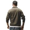 Jereno 420g suéter retro americano pesado para hombre, camisa polo de solapa suelta de primavera y otoño, top de otoño de manga larga para hombre