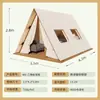 Tiendas de Hotel, Casas de Resort Vacacional, Tiendas de Estructura de Acero Galvanizado de Moda, Campamentos de Lujo Ligero, Tiendas Triangulares, Campamentos