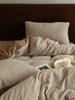 Estilo Lujo Ligero Gama Alta Terciopelo de Leche Juego de Cuatro Piezas Invierno Espesado Doble Cara Polar Vellón de Coral Funda Nórdica Sábana Bajera Ropa de Cama