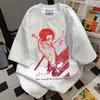 Camiseta de Manga Corta con Estampado de Letras Graffiti Nicho Estilo Coreano 2026 Verano Nueva Casual Holgada Versátil Ropa de Trabajo Superior