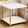 Mesa auxiliar pequeña, mesa de centro pequeña, mini sofá sencillo para el hogar, mueble auxiliar, mesa cuadrada, mesa de esquina, mesita de noche, mesa auxiliar
