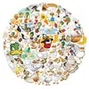60 Adesivos Novos de Pato de Desenho Animado Fofos para Crianças Decorarem Malas, Copos Térmicos, Guitarras, Agendas à Prova d'Água