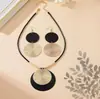Superventas Transfronterizos Europeos y Americanos de Amazon: Aretes Circulares Geométricos, Elegantes y Versátiles, Set Único de Collar de Nicho