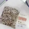 Paquete Completo de Accesorios para Uñas con Base Puntiaguda al por Mayor, Brillantes Rhinestones Cuadrados Grandes y Pequeños Color Champagne con Forma de Huevo de Paloma para Decoración de Uñas