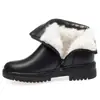 Sapatos de mãe sapatos acolchoados de algodão couro macio sapatos de fundo macio outono e inverno forrado de lã botas femininas espessas botas curtas sapatos de couro de meia-idade e idosos