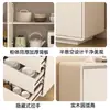 Aparador de Madera Maciza Contra la Pared, Gabinete de Almacenamiento Integrado, Gabinete para Té, Gabinete de Cocina, Cómoda Doméstica, Aparador de Sala de Estar, Gabinete de Almacenamiento