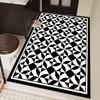 Alfombrilla de suelo de cuero absorbente para zona seca del baño lavabo tamaño grande antideslizante alfombrilla para mueble de baño alfombra de baño completa