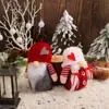 Muñeco de Navidad al por mayor 2026 Gorro de punto Muñeco de reno Rudolph Muñeco sin rostro Decoraciones de escritorio Otros