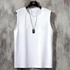 2026 Nuevo Chaleco sin Mangas Holgado Casual Transpirable de Secado Rápido Deportivo Baloncesto Camiseta sin Mangas Cuello Redondo Estilo Americano Moderno Ordenar