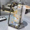 Funda Espacial Floral Linda Adecuada para Funda de Teléfono iPhone 16, Funda Suave de Agujero Fino para Apple 17 Pro Max, Generación 15/13
