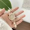 Reloj Estilo Pulsera con Cuentas de Mariposa, Reloj de Cuarzo Estilo Bosque Fresco y Sencillo para Estudiantes, Reloj Versátil Estilo Ins para Mujer Venta al por Mayor