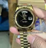 Comercio Exterior EW Todo Dorado Negro Caramelo Verde Ahumado Mesa de Juego Oro Rosa Doble Calendario Semana Registro Mecánico Reloj para Hombre Venta al por Mayor