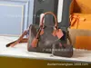Venta al por mayor transfronteriza de bolsos de mano Speedy de piel de cocodrilo Lv, bolsos tipo almohada de gran capacidad, bolsos cruzados, directo de fábrica