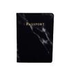 Soporte para Pasaporte RFID de Venta Caliente Cuero PU Multifuncional Tarjetero Soporte para Documentos Estuche de Cuero Billetera para Pasaporte Mármol