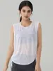Ropa deportiva de yoga semi-transparente con tacto fresco para mujer, ropa de fitness, chaleco cubridor de secado rápido, ropa de entrenamiento de Pilates absolutamente hermosa