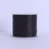 Hilo redondo encerado cosido a mano no suelta hebras 0.4/0.5/0.6mm eje pequeño hilo encerado hilo encerado de poliéster accesorios manuales para cuero DIY