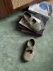Zapatos Birkenstock casuales nuevos para mujer mollykiki retro de encaje poco profundos con cordones Mary Jane huecos de suela blanda